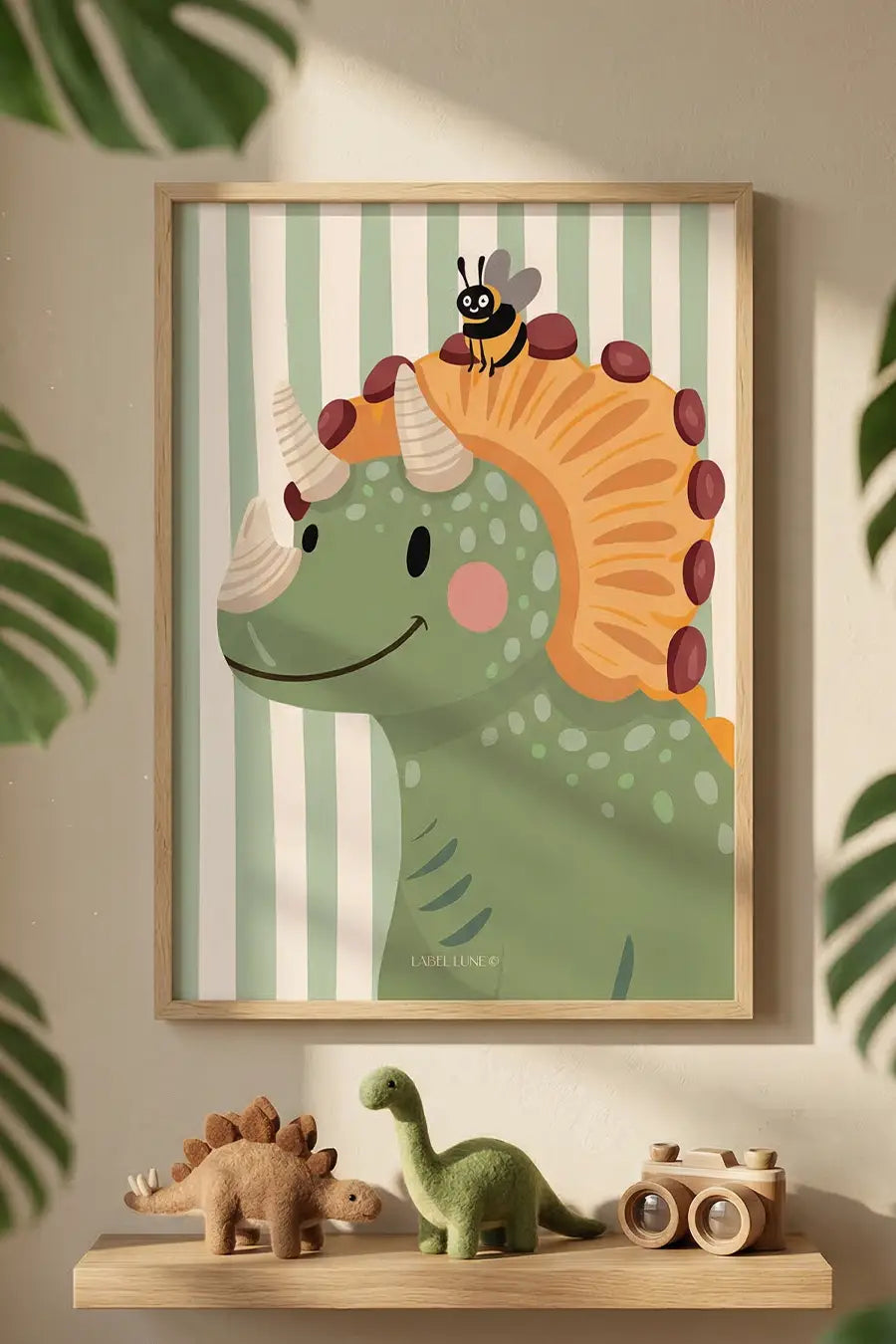 Dino Levi poster voor de kinderkamer