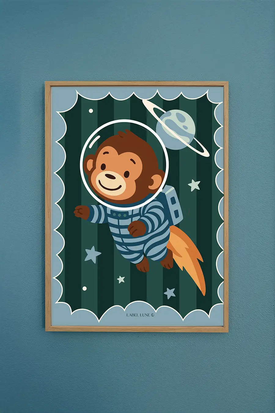Aapje Onno poster voor de kinderkamer