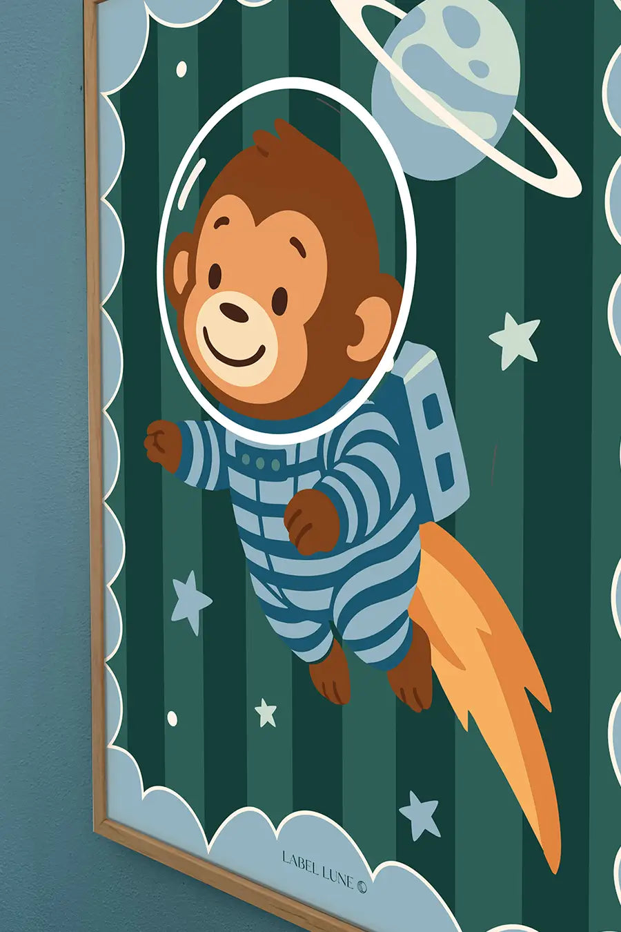 Aapje Onno poster voor de kinderkamer
