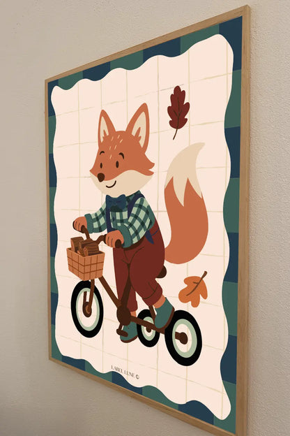 Vos Flyn poster voor de kinderkamer