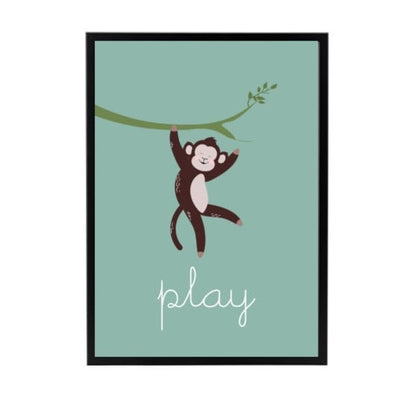 Posterset jungle kamer - Sleep, play and be cool