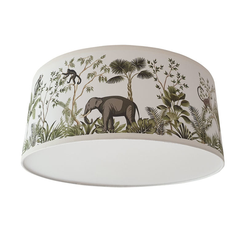 Plafondlamp jungle kinderkamer giraffe en olifant