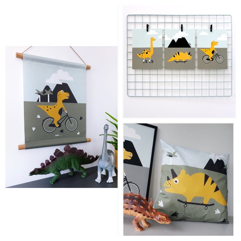 Kinderkamer aankleding en decoratie set - Dino kamer