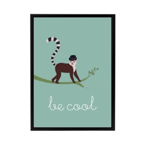 Poster jungle kamer - be cool