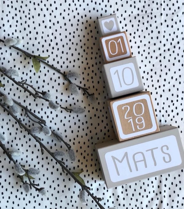 Geboorteblokken speciale editie - versie 2.0 (diverse kleuren)