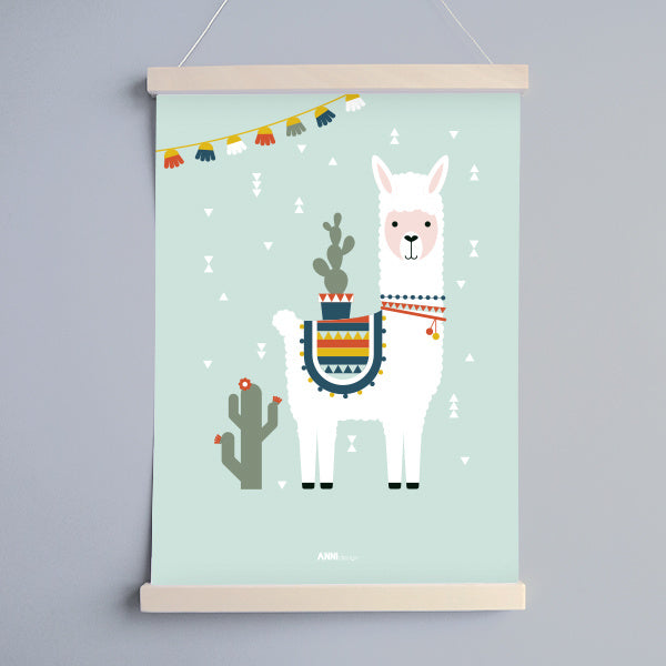 Poster kinderkamer lama