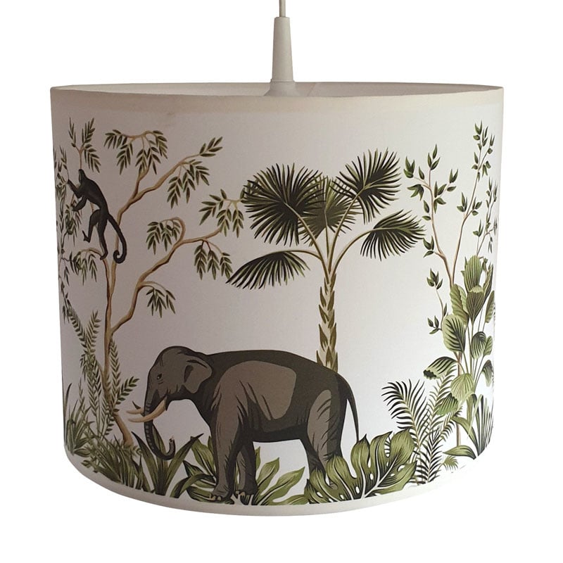 Lamp jungle kinderkamer - jungle dieren giraffe en olifant