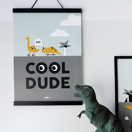 Poster Cool dude - Dino kinderkamer