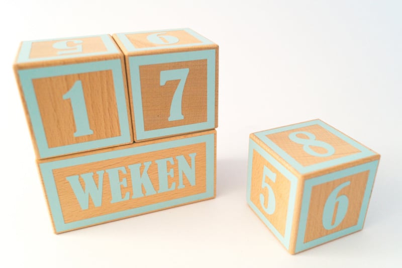 Mijlpaalblokken lichtblauw