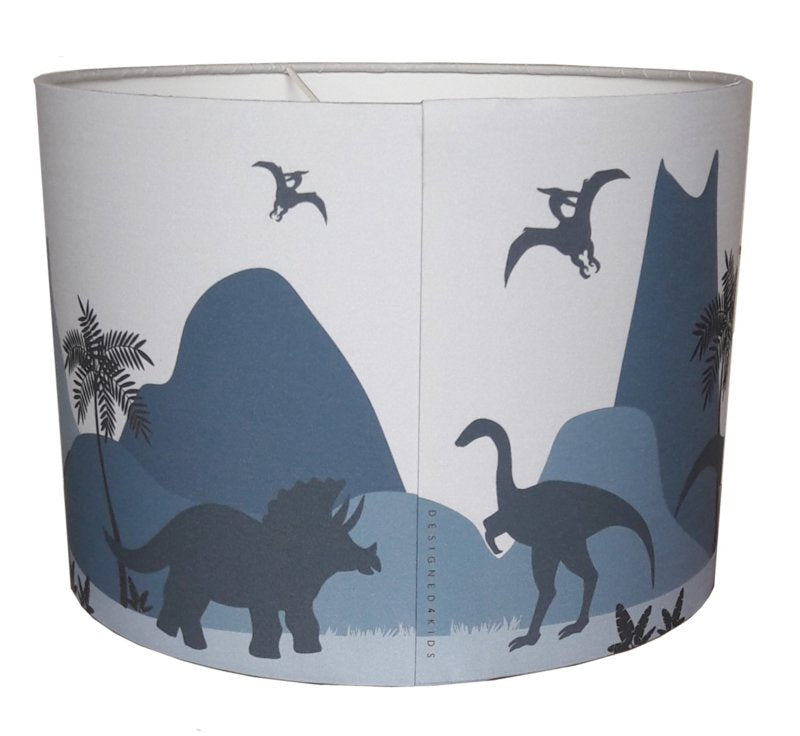 Kinderlamp dino kamer - lamp dinosaurus kinderkamer (blauw)