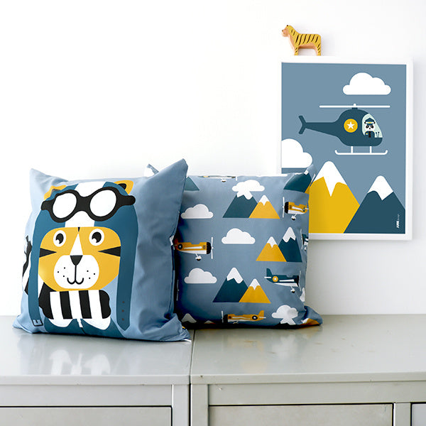 Kussen piloot vliegtuig - inclusief binnenkussen