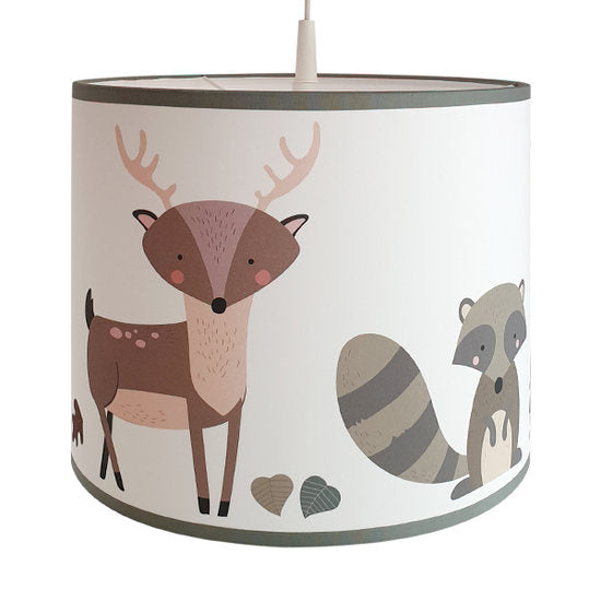 Lamp bosdieren kinderkamer (herfst kleuren)