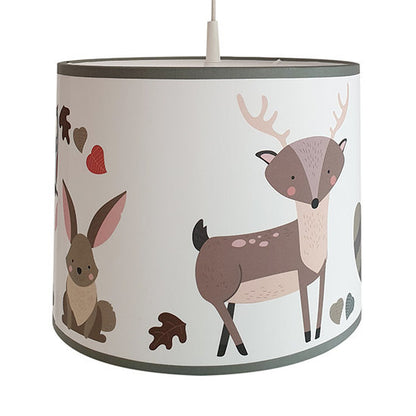 Lamp bosdieren kinderkamer (herfst kleuren)