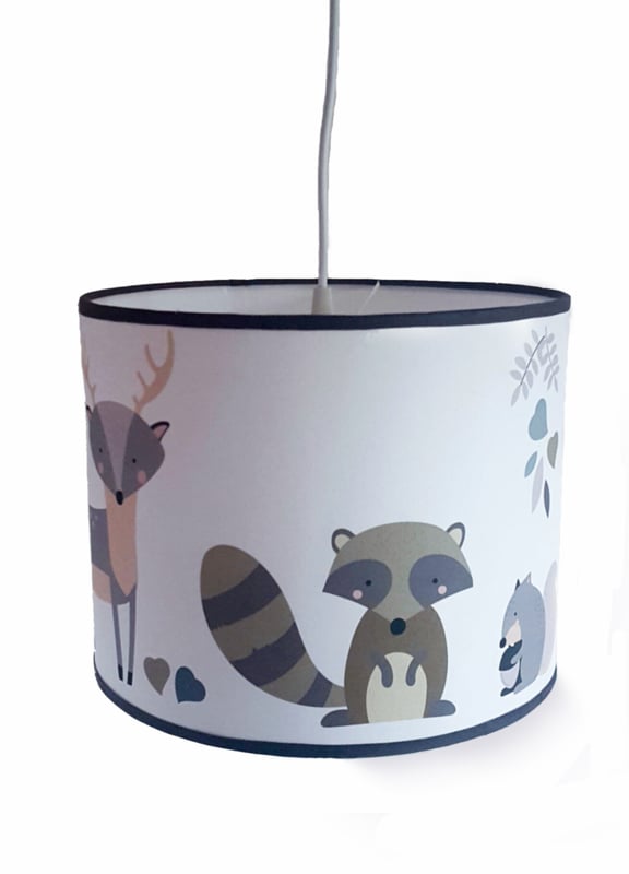 Lamp bosdieren kinderkamer (pastel)