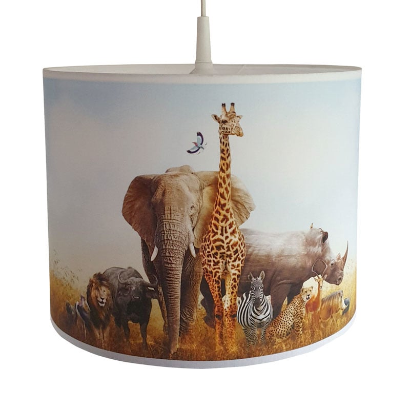 Lamp jungle kinderkamer - jungle dieren