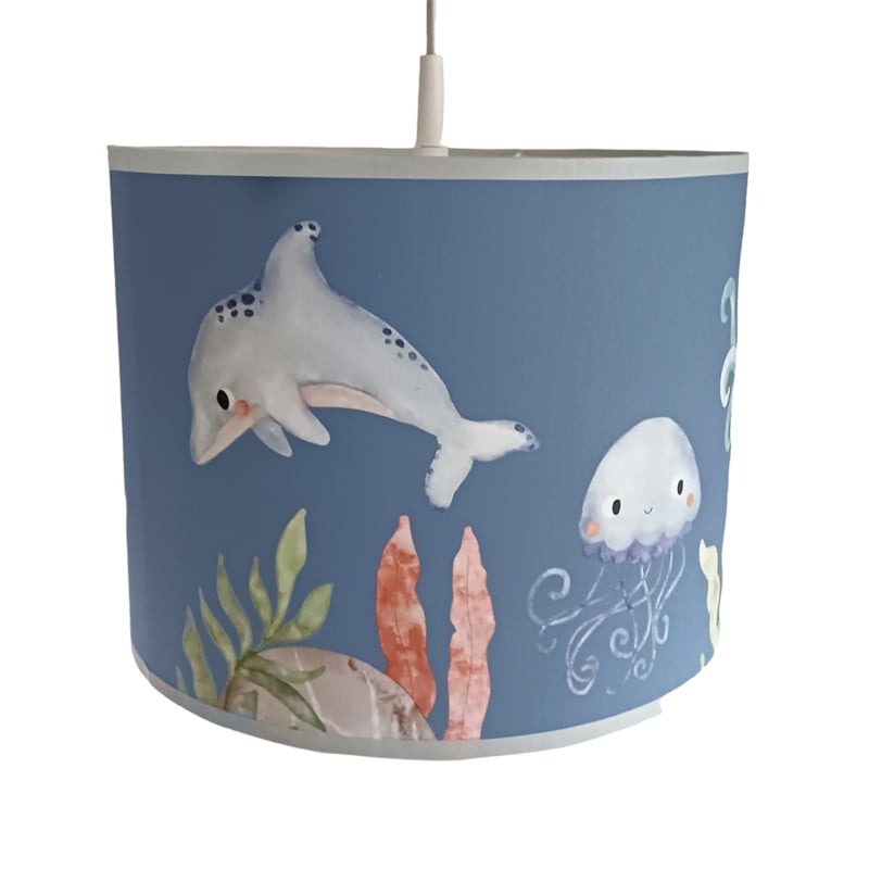 Lamp kinderkamer onderwater wereld - blauw