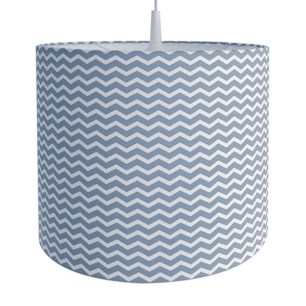 Lamp zigzag jeansblauw