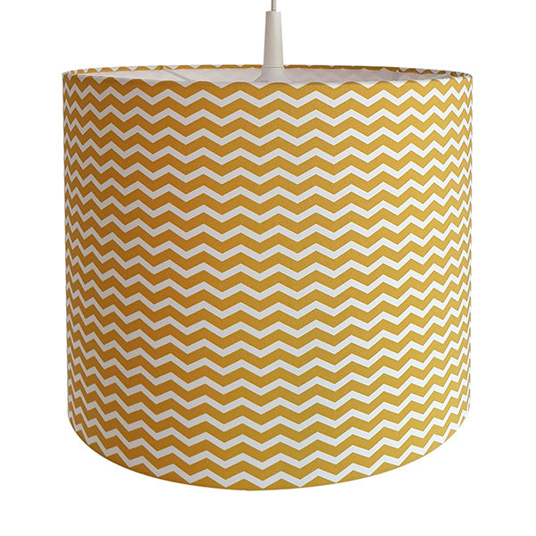 Lamp zigzag oker geel