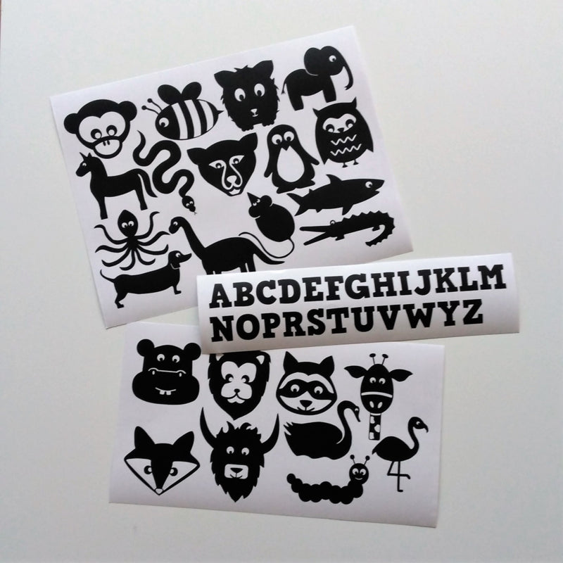 Muursticker dieren ABC