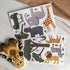 Muursticker set jungle safari - kleur