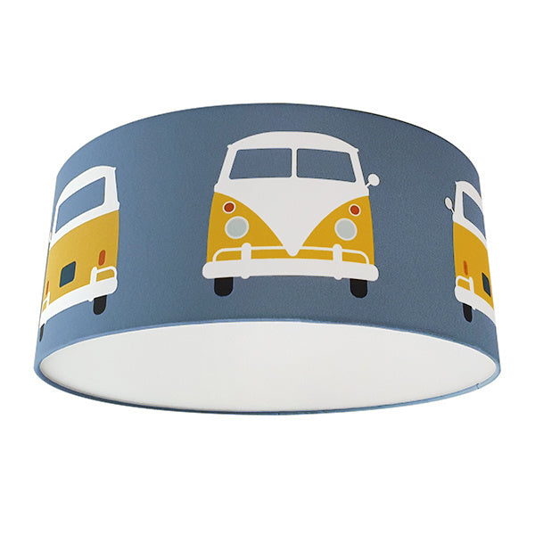 Plafondlamp VW bus - jeans blauw