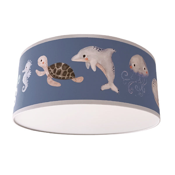 Plafondlamp kinderkamer onderwater wereld - blauw