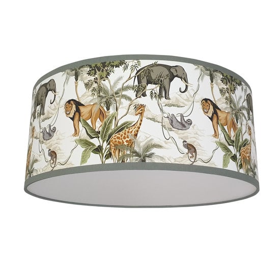 Plafondlamp safari jungle kinderkamer (wit)