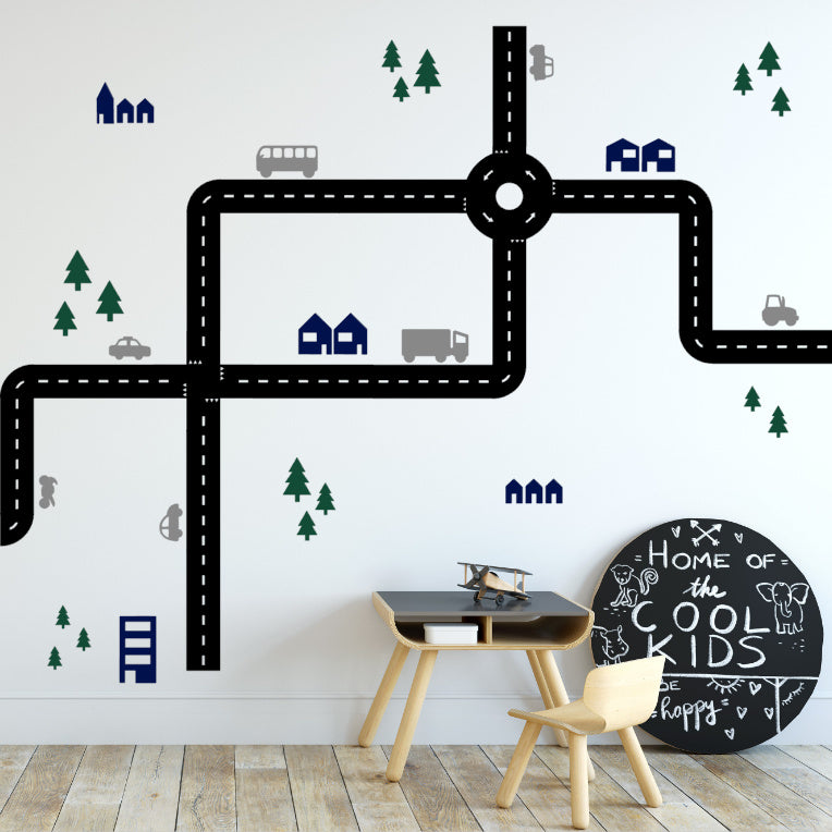 Sticker autobaan XL complete set - kleur