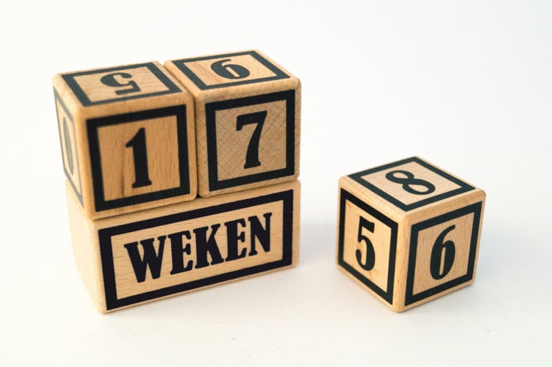 Mijlpaalblokken mini (diverse kleuren)