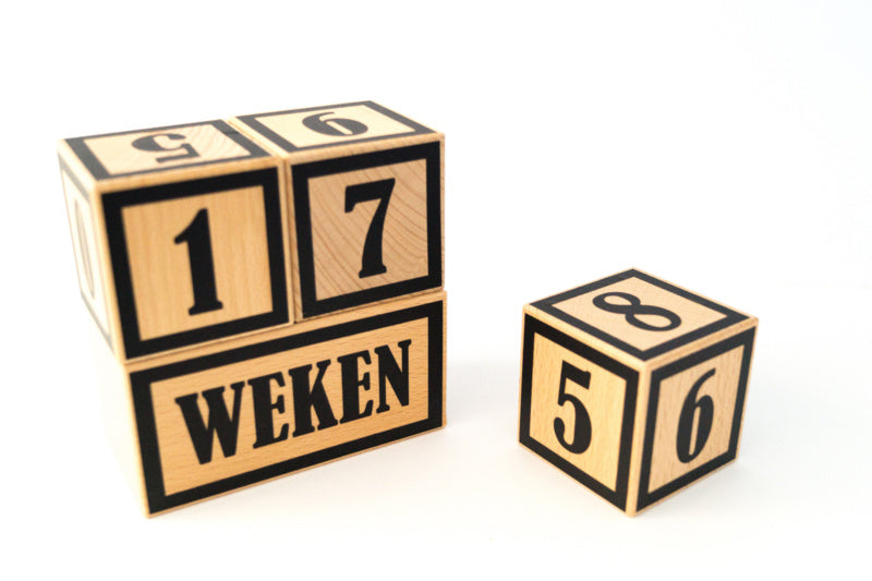 Mijlpaalblokken zwart