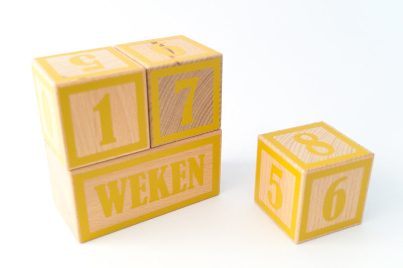 Mijlpaalblokken oker