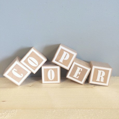 Letterblokken (diverse kleuren)