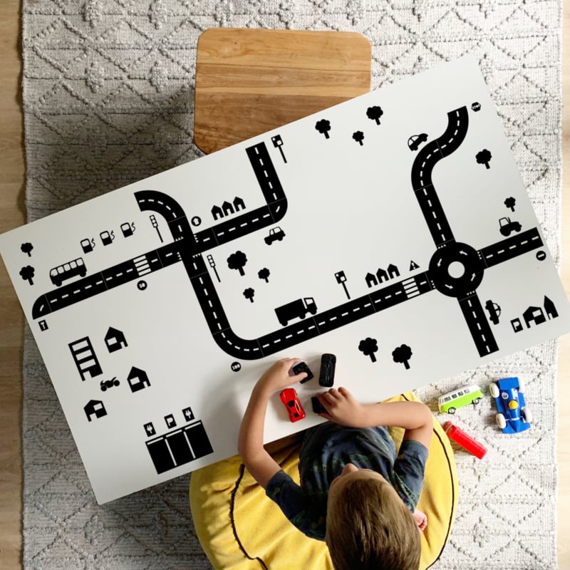 Stel je eigen autobaan stickers set samen