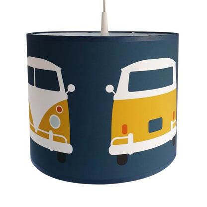 Lamp safari jungle bus kinderkamer - donkerblauw