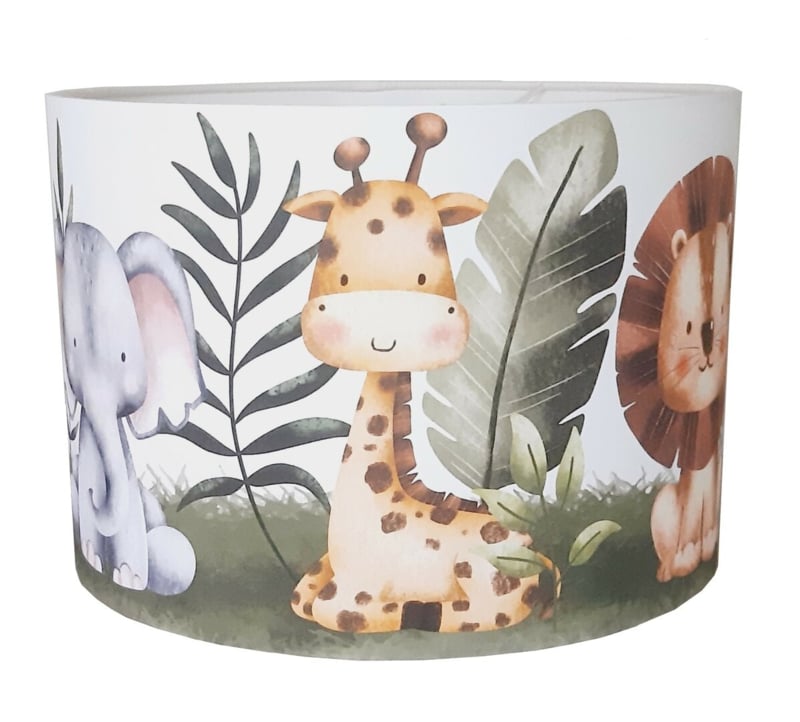 jungle lamp kinderkamer babykamer met safari dieren